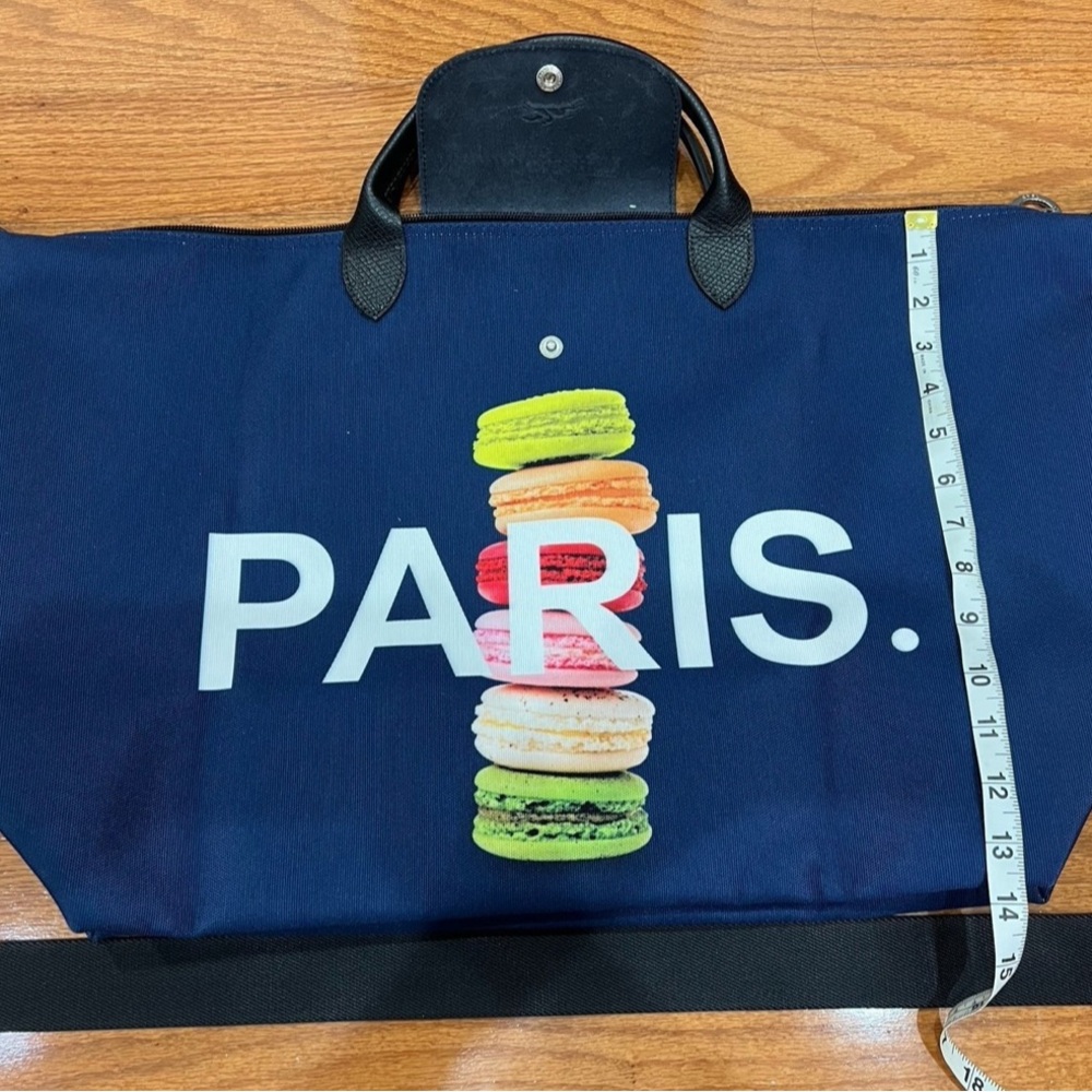 Longchamp Paris macaron limited edition travel bag